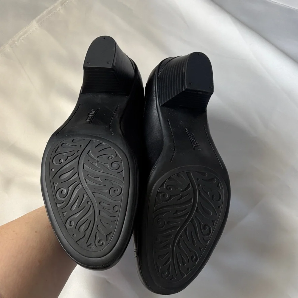 Earth Women's Black Leather Loafers 11B - Picture 10 of 16